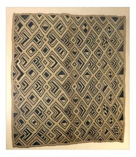 Framed Tribal Textile Fragment