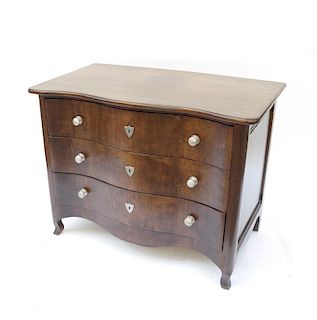 Serpentine Form Chest of Drawers