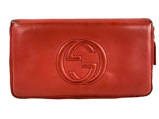 Gucci Soho Wallet In Coral
