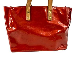 Louis Vuittion Red Vernis Tote