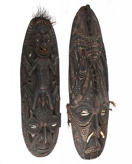 Two Spirit Masks from Papua New Guinea