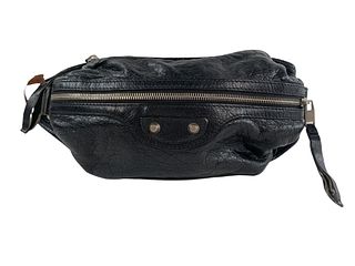 Balenciaga Neo Lift Leather Sling Backpack Black