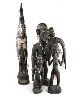 Three Tribal Ancestral Figures