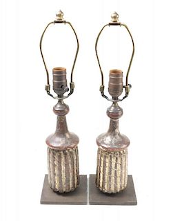 Pair of Tassel Form Lamps