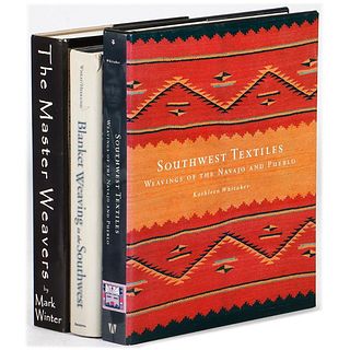 Three important references on Navajo and Pueblo weaving.