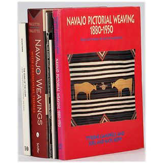 Seven publications on Navajo pictorial weaving.