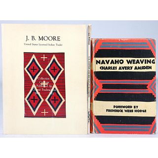 Three books on the history of Navajo weaving.