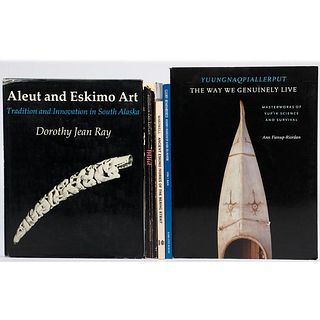 Five books on Eskimo and Aleut art and artifacts.