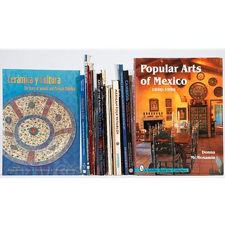 Twenty-one publications on Mexican Talavera, folk crafts, Colonial art, and various Latin American folk art traditions.