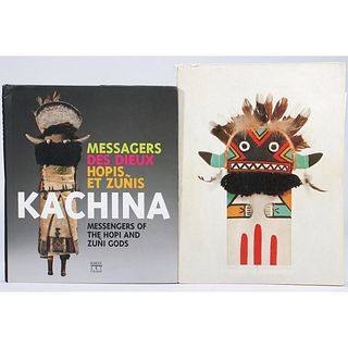 Two foreign publications on kachina dolls.