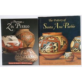 Two references on Zia and Santa Ana Pueblo pottery.