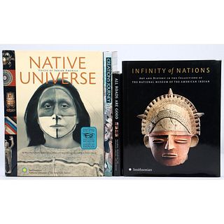 Four publications by the Smithsonian Institution on Native American art.