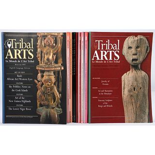 Twelve issues of The World of Tribal Arts (later €œTribal€) magazine.