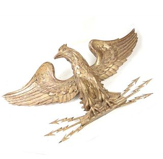 Carved Giltwood Eagle