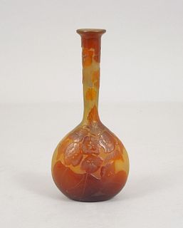 Galle Art Nouveau Style Stick Vase.