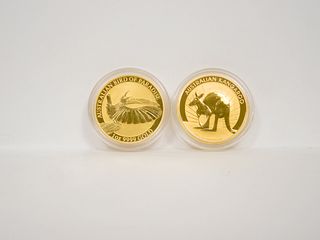 (2) Australia 100 Dollar Gold Coins.
