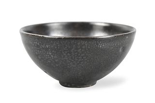 Chinese Black Glaze Oil Spot Tea Bowl,Song Dynasty