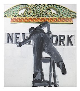 Robert Weaver, "New York", Painting