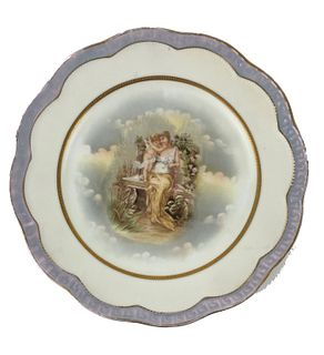 Hand Painted Bavaria Porcelain Plate