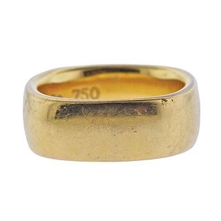 Tiffany &amp; Co 18k Gold Square Shank Band Ring