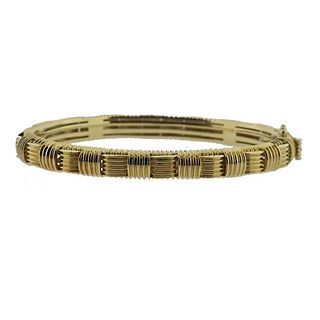 Roberto Coin Appassionata 18k Gold Bangle Bracelet