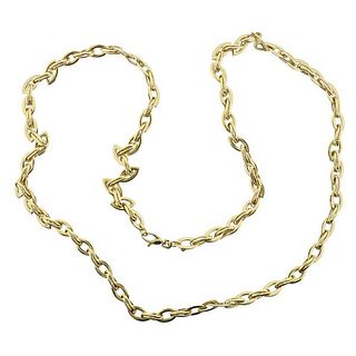 Roberto Coin 18k Gold Link Long Necklace