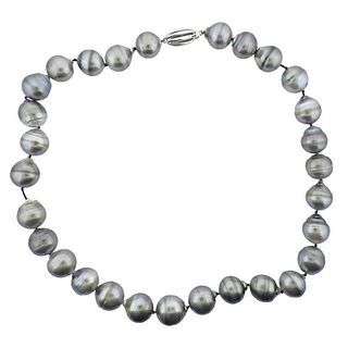14k Gold Baroque Pearl Necklace