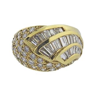 18k Gold Diamond Cocktail Ring