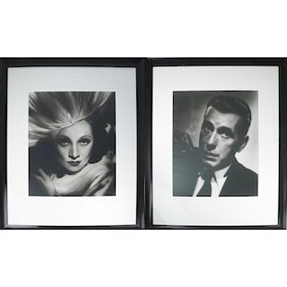 Lot of Two George Hurrell Photographs