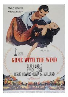 "Gone with the Wind", 1960 Poster