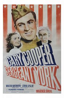 "Sargent York" Theatrical Type Poster