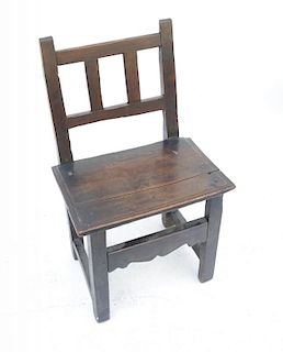 Tudor Oak Side Chair