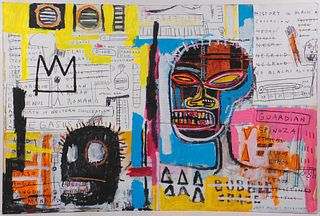 Jean-Michel Basquiat, Attributed: Bubble Grace