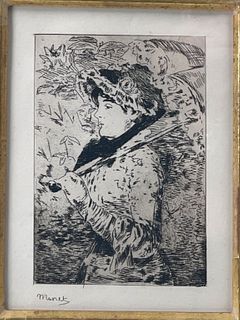 Edouard Manet "Jeanne-Le Printemps"