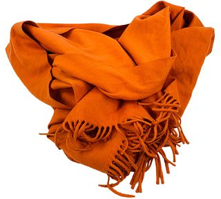 Hermes Orange Shawl