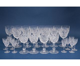 HEAVY BACCARAT CRYSTAL GOBLETS