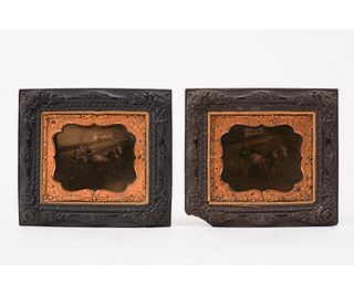 PAIR OF AMBROTYPES