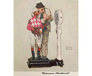 NORMAN ROCKWELL SIGNED LITHOGRAPH
