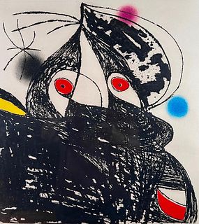 Joan Miro Lithograph, Title Unknown