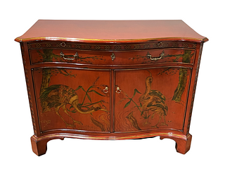 Chinoiserie Lacquered Cabinet, Modern