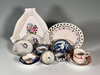 Antique English and Continental Porcelain Lot