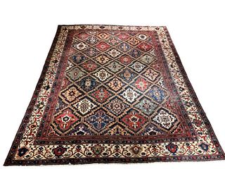 Antique Baktiari Carpet, 11' x 3'6
