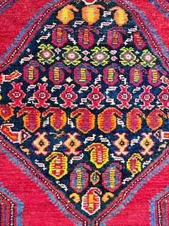 Antique Afshar Carpet, 6'3" x 4'5"