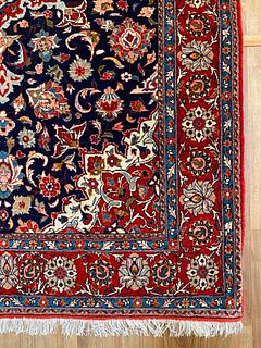 Antique Qum Carpet, 7' x 4'7"
