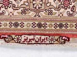 Wool and Silk Tabriz, 5'2" x 3'5 "