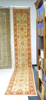 Oriental Wool Runner, 16'10" x 2'7".