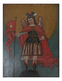 Portrait of a Spanish Colonial Archangel