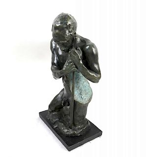 Bronze Sculpture of a Man