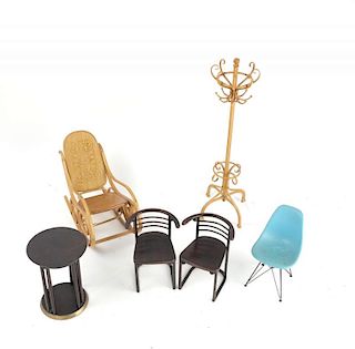 6 Miniature Modern Style Furniture Items