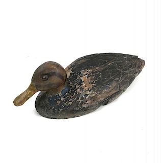 Carved Duck Decoy